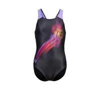 Custome da bagno intero da bambina Arena Parrot V Back Noir 6/7 ans