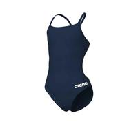 ARENA Solid Challenge Team Junior Costume Intero Bambina, Costume da Bagno Sportivo ad Asciugatura Rapida, Tessuto MaxLife Eco con Massima Resistenza al Cloro e Protezione UV UPF 50+