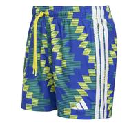 adidas Homme Football-Inspired Graphic Swim Shorts 5 inch, Bright Yellow/White, L