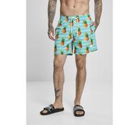 Custome da bagno uomo Urban Classics pattern (grandes tailles) Bleu 5XL