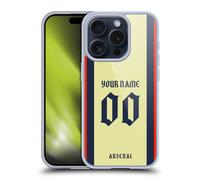 CUSTOMISED ARSENAL FC 2021/22 KIT CUSTODIA COVER MORBIDA IN GEL PER APPLE iPHONE