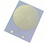Customizable 0.38 Alumina Ceramic IDC Gold Electrode 23x18mm for Capacitive Sensors -50 to 350°C Operating Range(2pc)