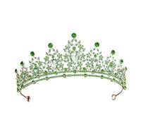 Customizable Bridal Crown - Elegant Hair Accessory for Adult Weddings & Birthdays(Apple green)