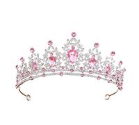 Customizable Bridal Crown - Elegant Hair Accessory for Adult Weddings & Birthdays(Silver half powder)