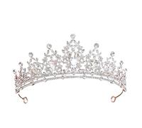 Customizable Bridal Crown - Elegant Hair Accessory for Adult Weddings & Birthdays(Silver white diamond)