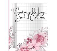 Customizable Log Book 11 Columns: Multipurpose notebook with eleven columns for tracking activity on Small Businesses or personal use