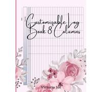 Customizable Log Book 8 Columns: Multipurpose notebook with eight columns for tracking activity on Small Businesses or personal use