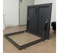 Customizable Rooftop Hatch Lid Rainproof, Galvanized Attic Skylight Cover with Gas Shock Strut & Handle & Rubber Seal Strip, Manhole/Cellars Exit Cover(900mm)