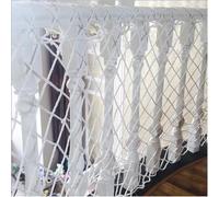 Customizable Safety Netting For Balcony Wear-Resistant Anti-Fall Net Use For Balcony, Stairs, Garden, Playground(10cm Mesh,5x5m(16x16ft))