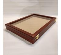 Customizable wooden box for collectibles