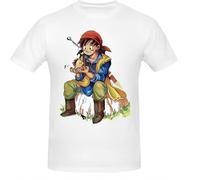 Customization Clothing Dragon Quest Funny Anime Manga T Shirt Cute Fashion Short Sleeve for Men White S