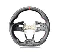Customize Carbon Fiber Steering Wheel Compatible For Honda Civic 2016-2025 Perforated Leather Racing Wheel(Style 1)