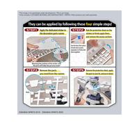 Bandai Hobby, 30 mm, individuelles Material (Dekorationsteile 1, weiß)