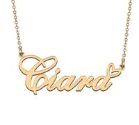 Customized Made Women Name Necklace Gold Personalized Heart Pendant for Her Ciara