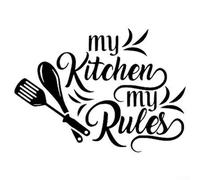 CustomizFor able Vinile WFor all Per l'arte per le cucine Esprimi te stesso con la mia cucina Le mie regole