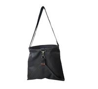 CUSTOMRUNNER Borsa Raccolta Frutta con Scarico Inferiore, Grembiule da Giardino Impermeabile 30 Libbre, In Tessuto Oxford per Mele e Verdure(Black)