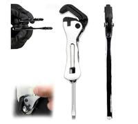 CUSTOMRUNNER Chiave a Morsa for Tubi Micro-autoregolante, Cacciavite Tozzo 2 In 1, Chiavi Multiuso Compatte for Spazi Ristretti, Mini Chiave Piccola e Resistente for Idraulica