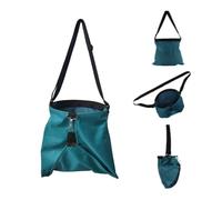 CUSTOMRUNNER Grande Sacco Raccolta Frutta con Scarico Inferiore, Grembiule da Giardinaggio Impermeabile 15Kg, Sacco Oxford per Mele, Verdure e Agrumi(Blue)