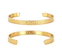 cusurlove Bracciale rigido da donna, ispiratore, amicizia, amore, cristiano, laurea, regalo di compleanno per mamma, figlia, sorella, migliore amica, gioiello significativo - pronto per un regalo, One