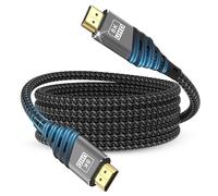 Cuszwee Cavo HDMI,Cavo HDMI 2.1 Ultra 48Gbps HighSpeed 8K@60Hz 4K@120Hz 7680P eARC HDCP 2.2&2.3 DTS:X Dynamic HDR Dolby Atmos Compatibile con HDTV,Xbox,Mac,PC,Laptop,Monitor,Proiettore,PS 5/4/3,5M