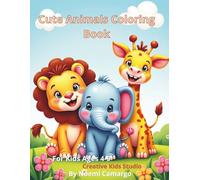 Cut Animals Coloring Book: A Fun and Easy Coloring Book for Kids Ages 4-9