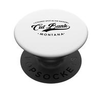 Cut Bank Montana Il punto più freddo della nazione per uomini donne. PopSockets PopGrip Adesivo