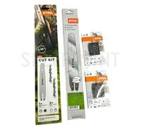 CUT KIT 3 IN 1 STIHL SPRANGA ROLLOMATIC + 2 CATENE MOTOSEGA MS162,170,172,194