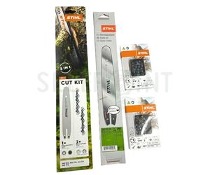 CUT KIT 3 IN 1 STIHL SPRANGA ROLLOMATIC + 2 CATENE MOTOSEGA MS162,170,172,194