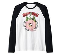 Cut the Rope: maglietta Om Nom Doughnut Maglia con Maniche Raglan