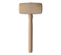 Cut360 Mazza da legno | carpino | Ø 80 mm lunghezza: 160 mm | 650 g | Mazza da legno versatile per progetti di lavorazione del legno e intaglio