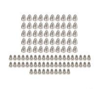 Cut70 for Cut120 Air Pl - Set di 100 pezzi di materiali di consumo per taglio al plasma, inclusi 50 ugelli e 50 elettrodi compatibili con plasma per torcia (11 mm)