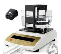 CUTANGELAR Analista Completo Di Metalli Preziosi, Tester Elettronico Per La Purezza Dell'oro Con Precisione Di 0,01 G Per Banche, Laboratori Di Ricerca Sui Metalli Preziosi(W/Printer,XF1203K)