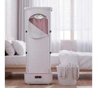 CUTANGELAR Armadio Vapore Intelligente, Asciugatore Vapore Intelligente 900W, Sist-ema Professionale Cura Indumenti, Operazione Telecomando e Scatola Fragranza Incorporata, Design Pieghevole Compatto.