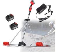 CUTANGELAR Assarella Vibrante Senza Fili Professionale, Dotata di Doppio Motore in Rame Puro e Batteria a Lunga Durata 25000mAh, Per la Finitura del Calcestruzzo su Cantieri Edili.(1Battery,1.8m)