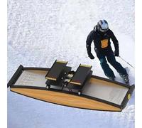 CUTANGELAR Attrezzatura Per Allenamento Sciistico Indoor, Simulatore Di Sci Per Esercizi Di Equilibrio, Resistenza Regolabile Da 0 A 100 Kg, Ideale Per Casa, Palestra O Stazione Sciistica.