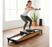 CUTANGELAR Attrezzo Per Allenamento Sci, Cross Trainer 3D, Dispositivo Per Allenamento Sci, Esistenza Regolabile 0-100 Kg, Per Migliorare Resistenza Ed Equilibrio Per Uso Domestico.