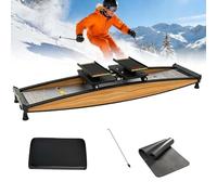 CUTANGELAR Attrezzo Per Allenamento Sci Indoor Con Binari A Doppio Cuscinetto Rinforzati, Resistenti All'usura E Durevoli, Con Una Capacità Di Carico Massima Di 150 Kg (330 Libbre). Per La Palestra.