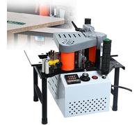 CUTANGELAR Bordatrice per la lavorazione del legno, bordatrice portatile, sis-tema di incollaggio biadesivo, bordatrice curva e dritta, funzionamento semplice, risparmio di tempo e fatica(White)