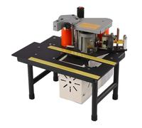 CUTANGELAR Bordatrice per la lavorazione del legno, bordatrice portatile, sis-tema di incollaggio biadesivo, bordatrice curva e dritta, funzionamento semplice, risparmio di tempo e fatica(Black)