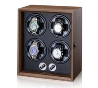 CUTANGELAR Caricatore Automatico Per Orologi, Espositore Per Orologi Meccanici, Dotato Di 5 Impostazioni Personalizzabili E Illuminazione LED Soffusa. Per Gli Appassionati.(A,4-Position)
