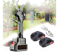 CUTANGELAR Cesoie Elettriche Professionali Taglio 3 Pollici, Potatore con Asta Telescopica, Display LCD, Lame SK5, Batteria 1500mAh, Motore Spazzole, per Potatura Rami Alti(With out pole)