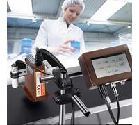 CUTANGELAR Codificatore A Getto D'inchiostro Online, Stampante A Getto D'inchiostro Industriale. Il Codificatore Automatico Di Date Stampa Testo E Codici QR A 30 M/min, Per L'integrazione(12.7mm)