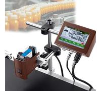 CUTANGELAR Codificatore Di Data Automatico, Stampante A Getto D'inchiostro Intelligente Online, Stampante A Getto D'inchiostro Industriale Per Codici QR Di Testo/codici A Barre Di Lo-tto(12.7mm)