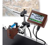 CUTANGELAR Codificatore Touch Screen, Stampante A Getto D'inchiostro Automatica, Offre Una Codifica Affidabile, Con Risoluzione Verticale Di 300 Dpi, Per Volumi Elevati Di Testo(12.7mm)