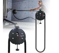 CUTANGELAR Corda In Nylon A Circuito Chiuso, Sistem-a Di Esercizi Endless Rope, Per Un Allenamento Di Resistenza Affidabile Fino A 30 Kg (66 Libbre). Con Una Corda Da 4 Metri.(Black)