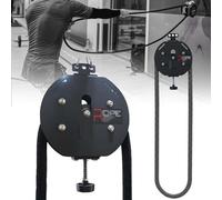 CUTANGELAR Endless Rope Trainer, Siste-ma Di Allenamento Con Resistenza Regolabile, Offre Un Allenamento Versatile Per Tutto Il Corpo, Potenziando Forza E Resistenza.(Black)