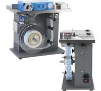 CUTANGELAR Etichettatrice Bottiglie Tonde 200W, Funzionamento Semi-Automatico 15-30 Pezzi/Minuto, Prestazioni Stabili con Touchscreen, Adatta per Imballaggi Cosmetici e Farmaceutici