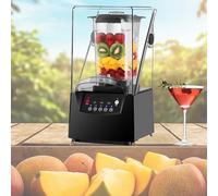 CUTANGELAR Frullatore commerciale multifunzione da 2200W -Frullatore autopulente di grande capacità da 2 litri, coperchio silenzioso, design portatile, spremiagrumi da bar per ristoranti/pasticcerie