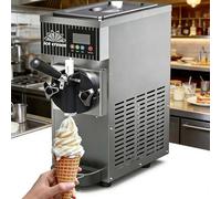 CUTANGELAR Gelatiera Soft, Macchina Per Gelato Con Pulizia Automatica, Serbatoio Da 2,5 L E Cilindro Da 1 L, Resa 4-5 L/h, Disponibile In 4 Colori Per Supermercati, Snack Bar E Caffetterie.(Gray)