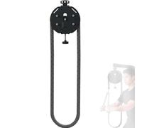 CUTANGELAR Il Si-stema Di Resistenza Regolabile, Endless Rope Pulley, Crea Un Circuito Continuo. È Adatto Per Allenamenti Di Tutto Il Corpo E Per Esercizi Di Coordinazione.(Black)